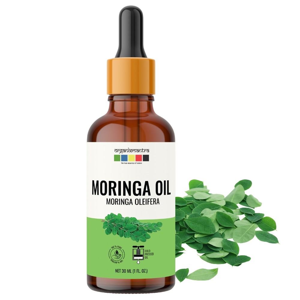 Organix Mantra Moringa Oil, 100% Pure, Natural & Cold Pressed Organic Oil, 30ML