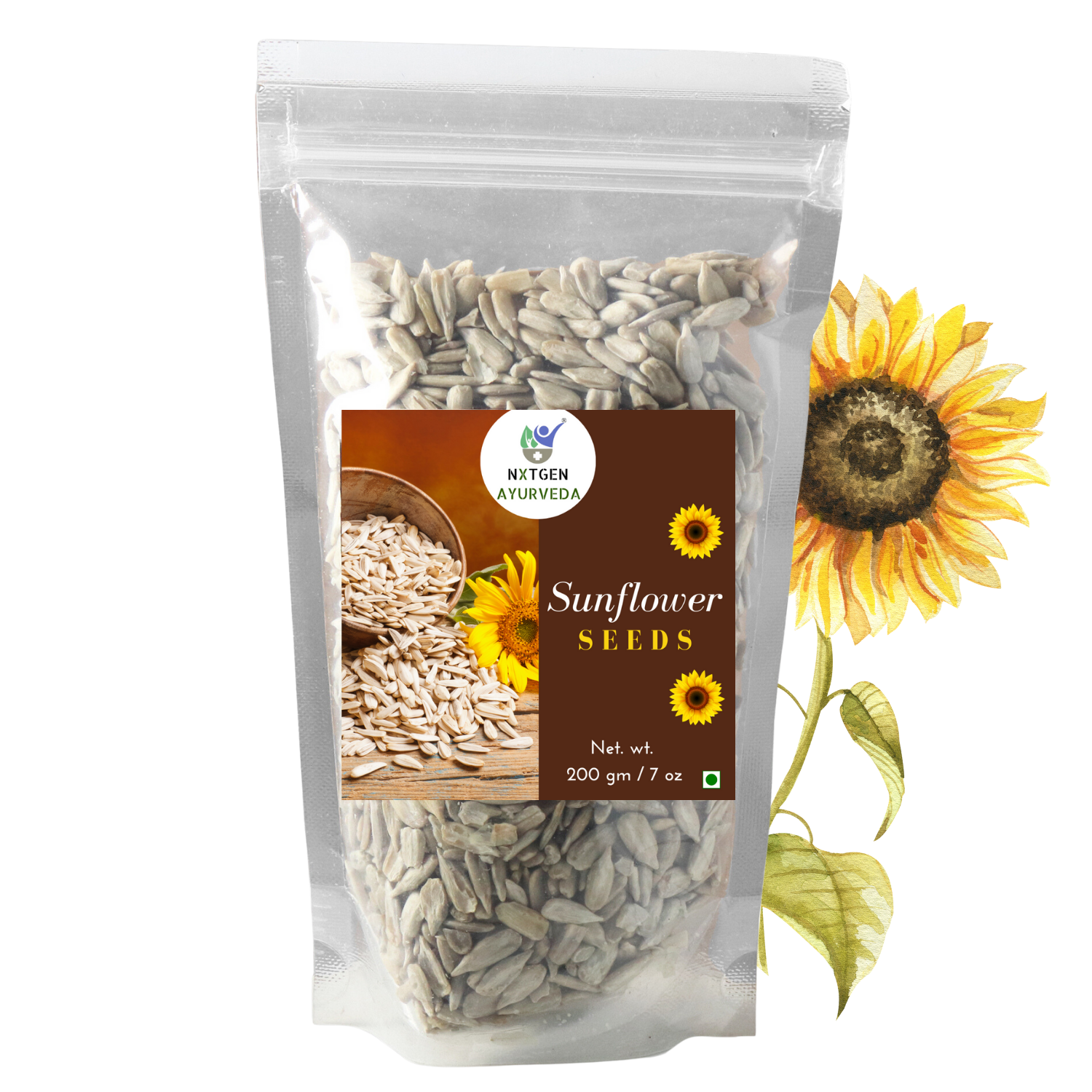 Nxtgen Ayurveda Sunflower Seeds - 200 gms