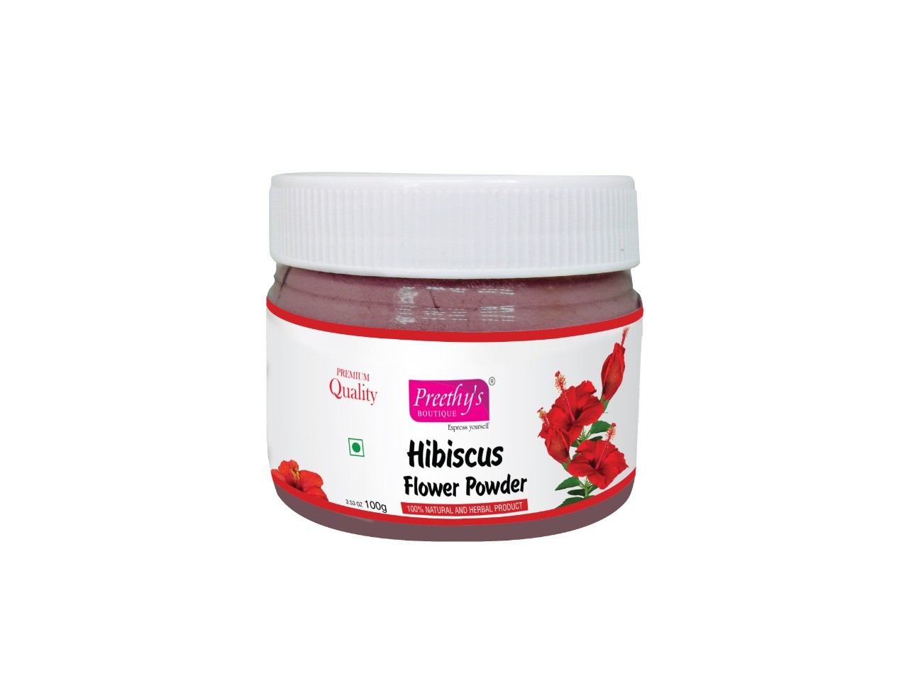 Preethy's Boutique Hibiscus Flower Powder 100gm