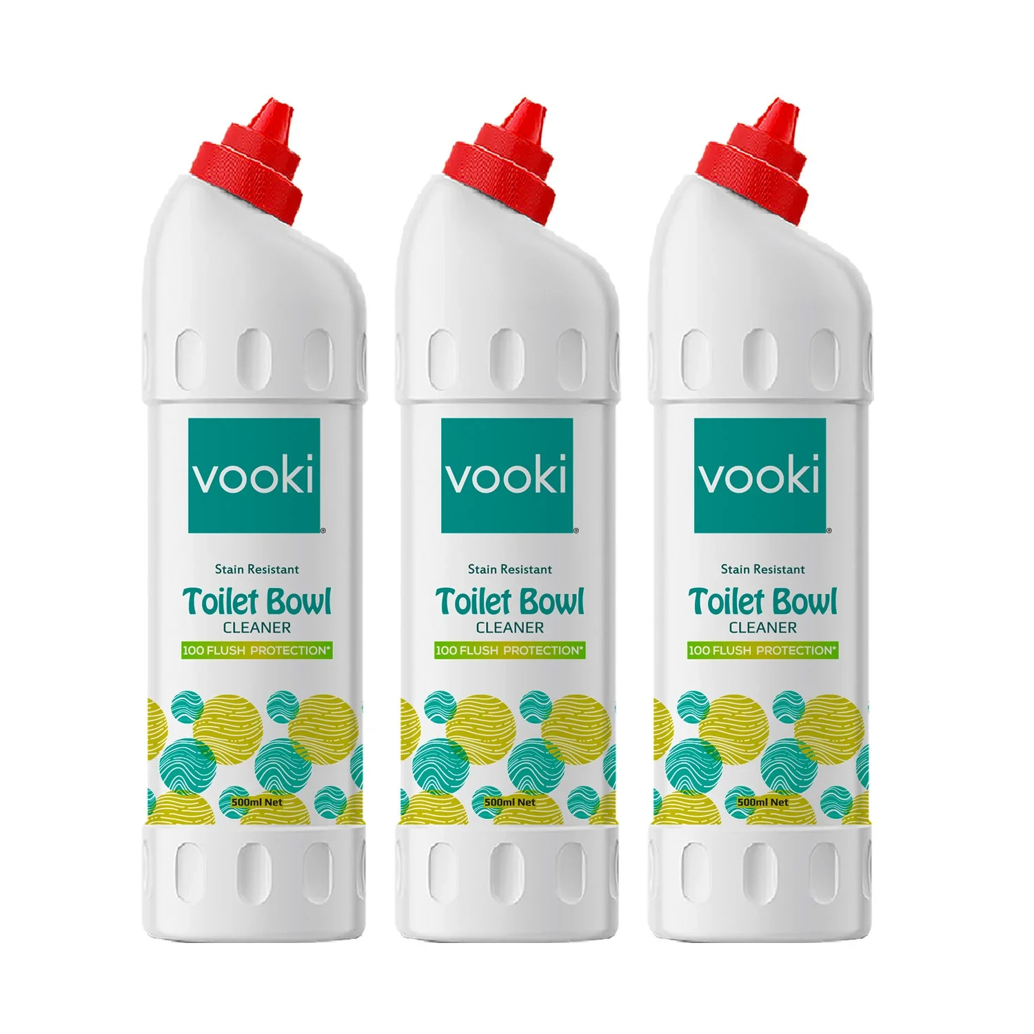 Stain Resistant Toilet Bowl Cleaner - 500ML [Pack Of 3]
