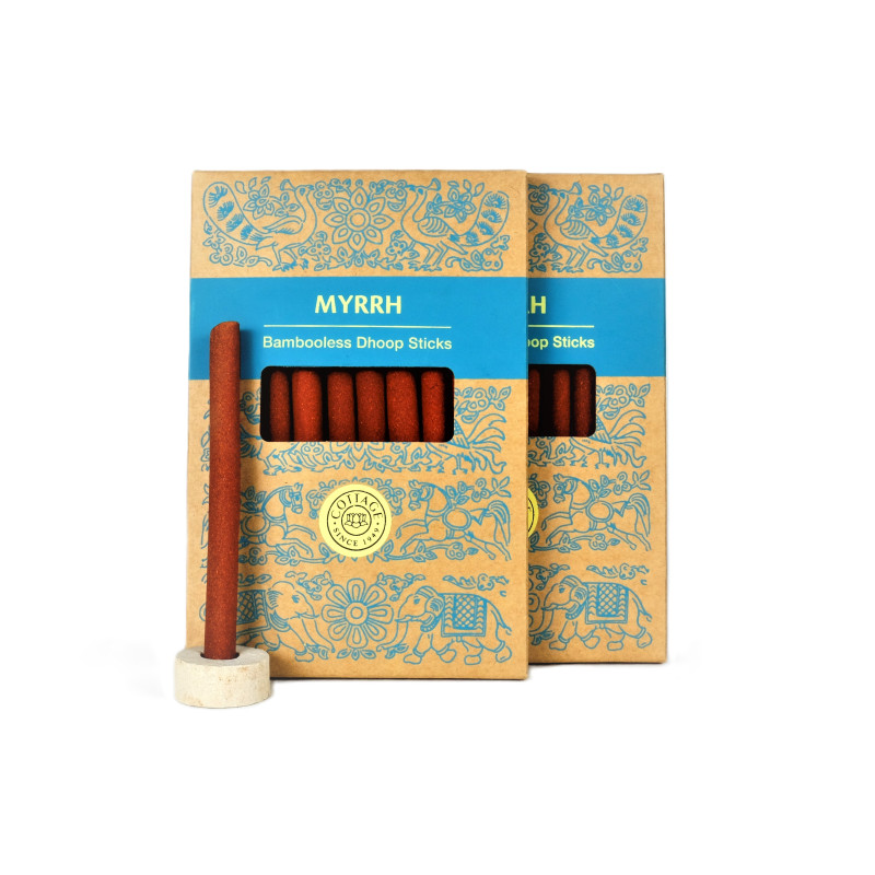 Myrrh - Bambooless Dhoop Sticks - 10 Sticks